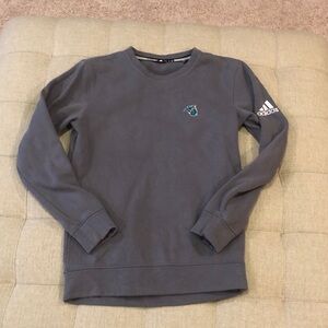 Adidas Men's Crewneck Sweatshirt in Gray